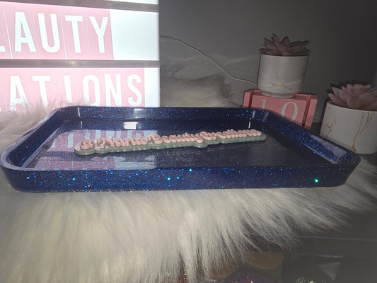 Blue Rolling Tray