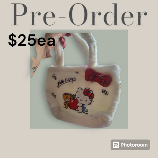 PRE-ORDER hello kitty hand bag will ship by end of May
